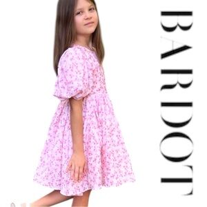 Bardot Junior Dress For Girls Floral Pink Size AU 10 EU 140 NWT